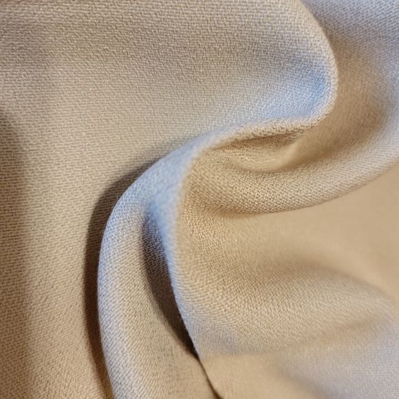 R.J. & CO vintage women's Tan satin trim pants suit 3 piece set size 8 - Picture 14 of 16